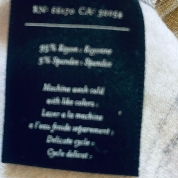 Women’s Small Blouse Deletta Multicolored Cinched Shoulder & Hip Asymmetrical - Picture 12 of 12